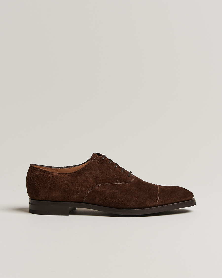 Herre | John Lobb City II Oxford Dark Brown Suede | John Lobb | City II Oxford Dark Brown Suede