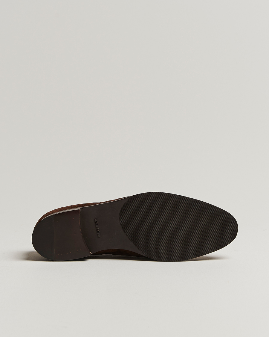 Herre | John Lobb City II Oxford Dark Brown Suede | John Lobb | City II Oxford Dark Brown Suede