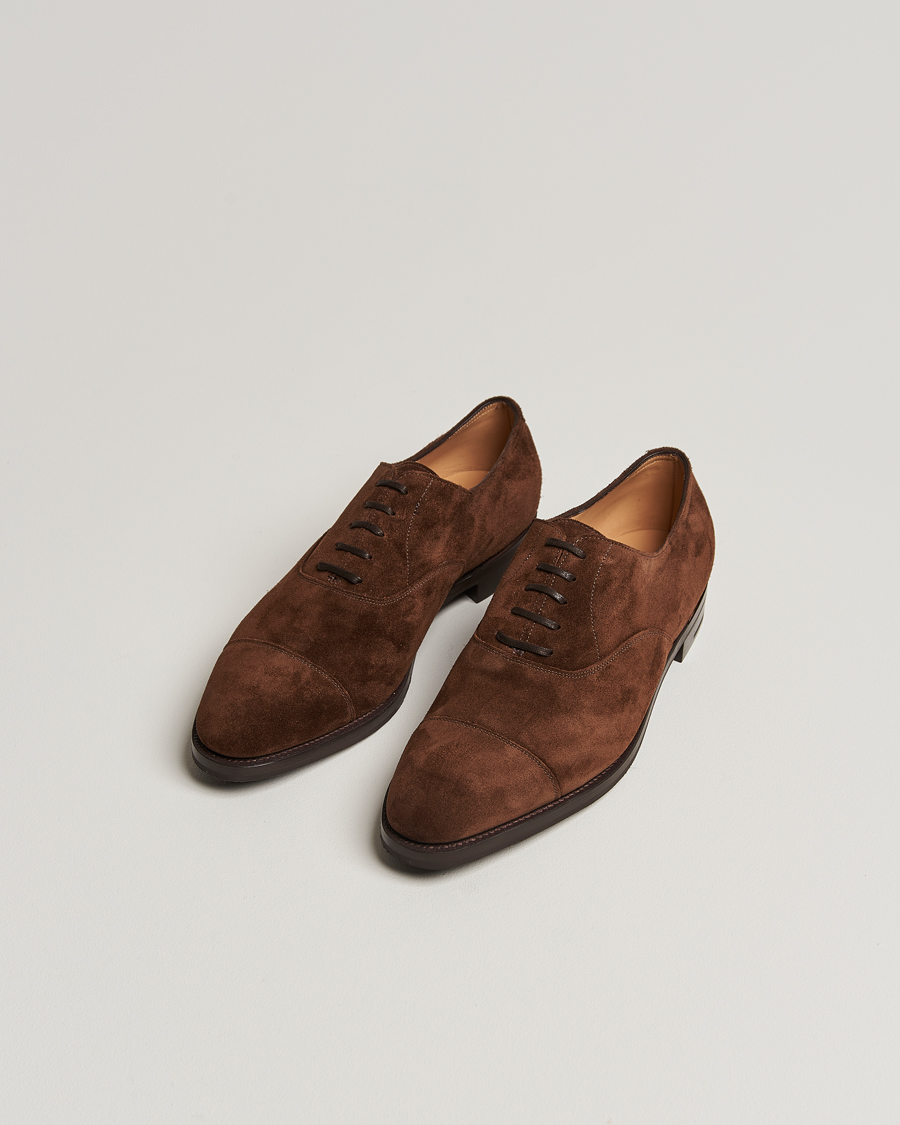 Herre | John Lobb City II Oxford Dark Brown Suede | John Lobb | City II Oxford Dark Brown Suede