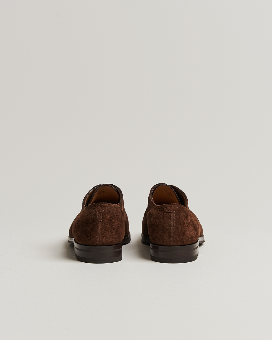 Herre | John Lobb City II Oxford Dark Brown Suede | John Lobb | City II Oxford Dark Brown Suede