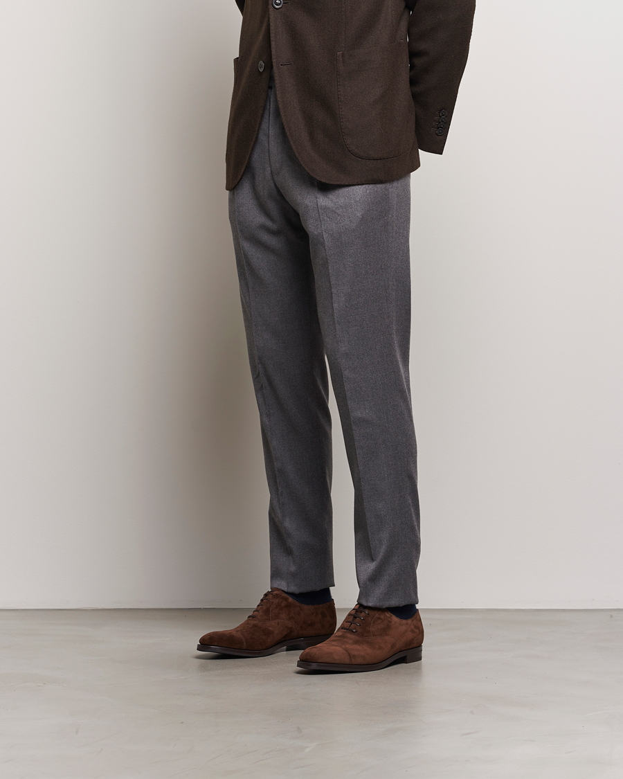 Herre | John Lobb City II Oxford Dark Brown Suede | John Lobb | City II Oxford Dark Brown Suede