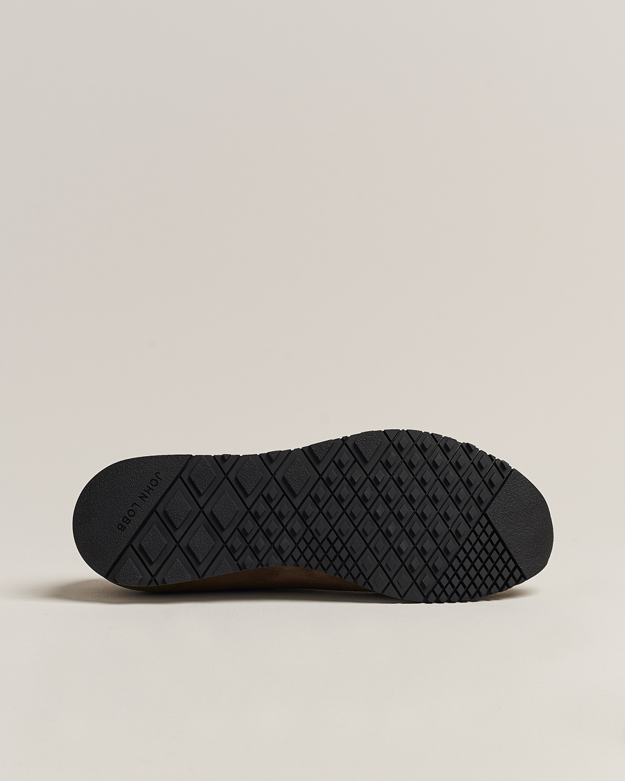 Herre | John Lobb Foundry Running Sneakers Olive Suede | John Lobb | Foundry Running Sneakers Olive Suede