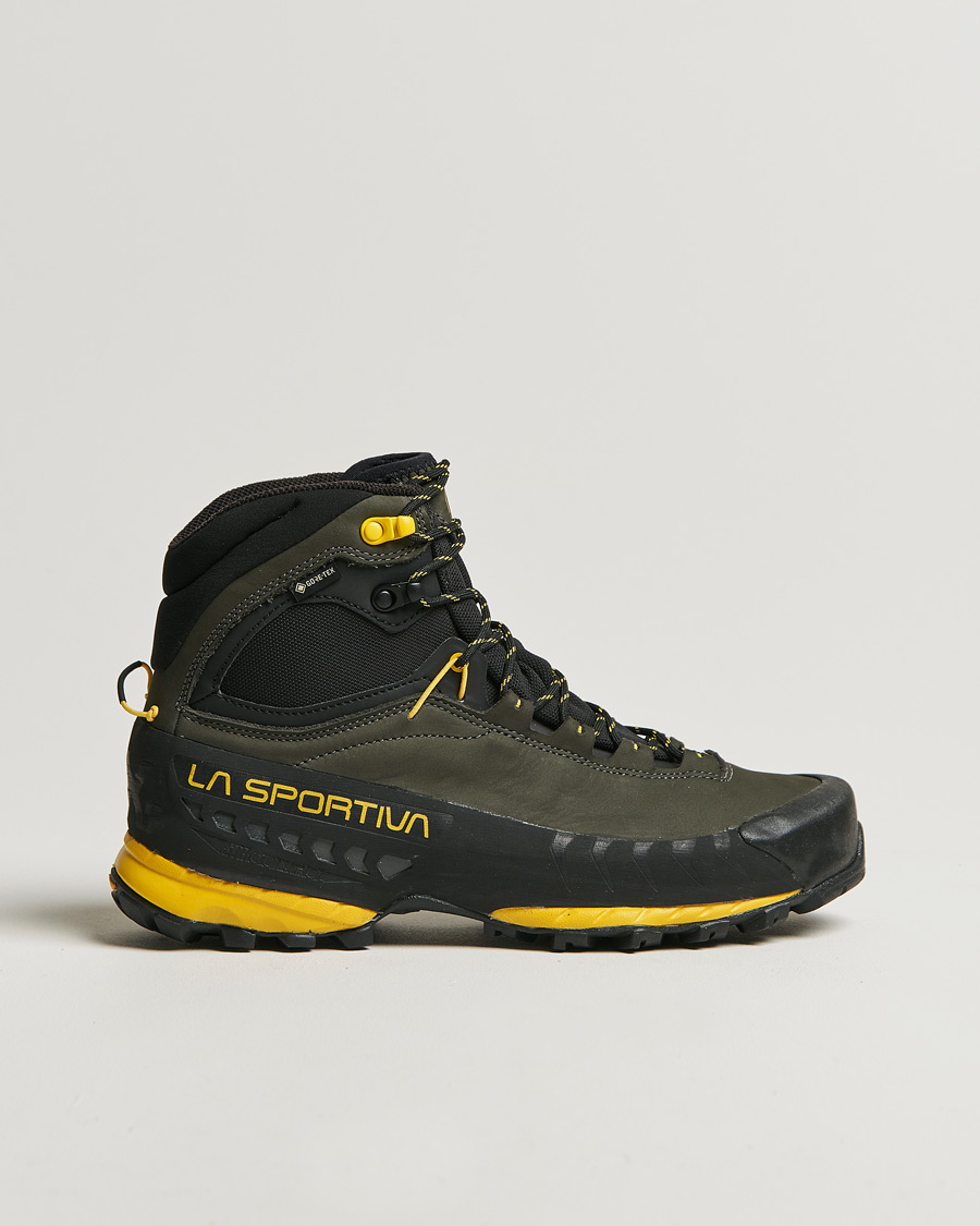 Herre | La Sportiva TX5 Mid GTX Hiking Boots Carbon/Yellow | La Sportiva | TX5 Mid GTX Hiking Boots Carbon/Yellow