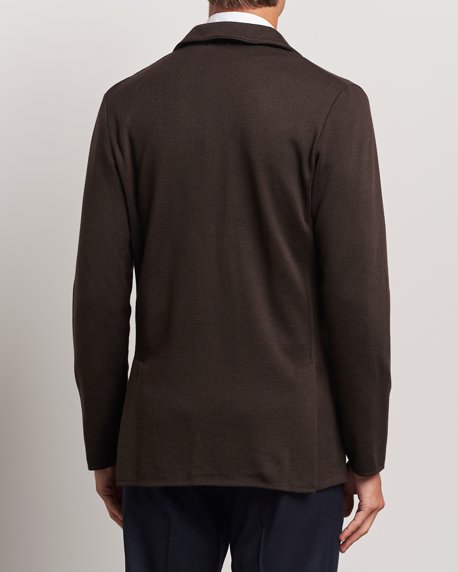 Herre | Blazere & jakker | Lardini | Knitted Wool Blazer Brown