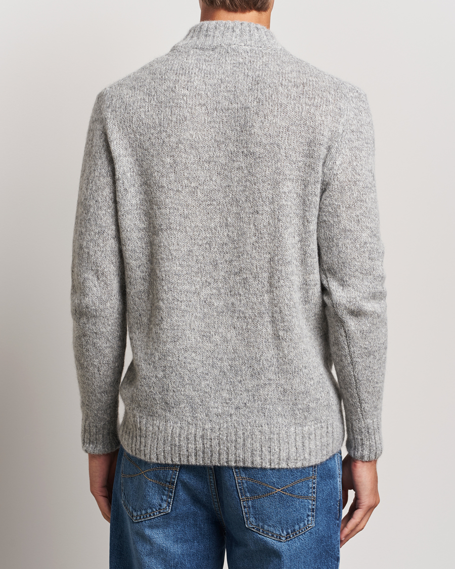 Herre | Trøjer | Lardini | Wool/Alpaca Knitted Sweater Grey