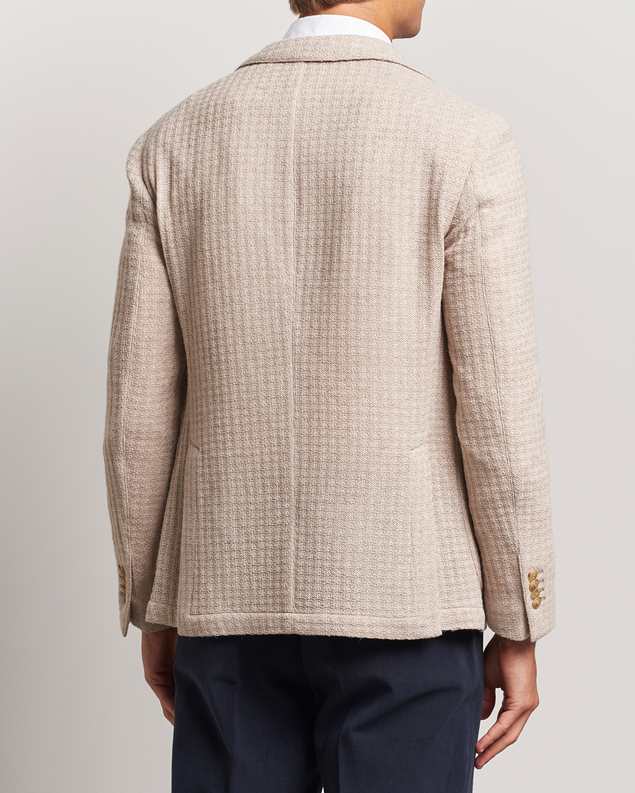 Herre | Blazere & jakker | L.B.M. 1911 | Knitted Punto Wool Structure Blazer Camel