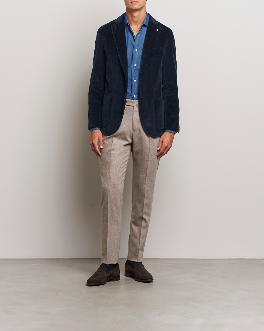 Herre | Blazere & jakker | L.B.M. 1911 | Jack Corduroy Blazer Navy