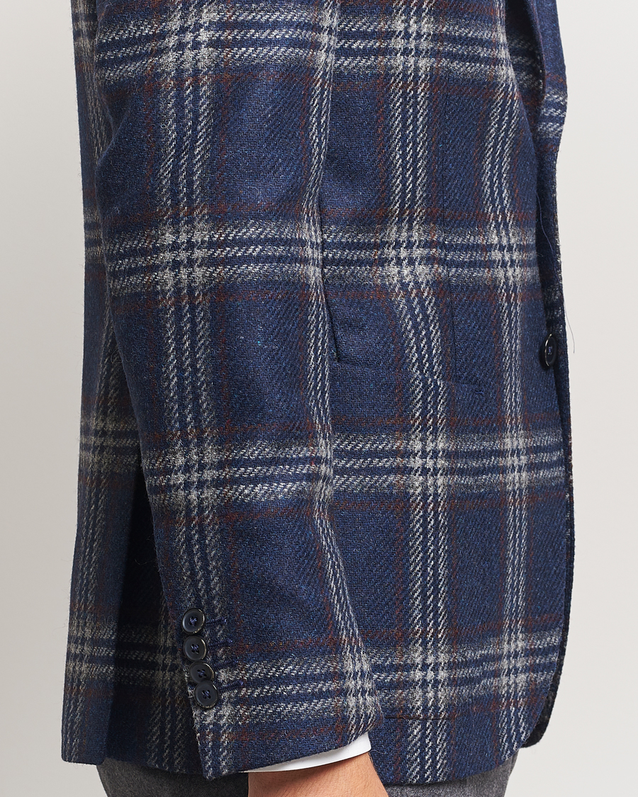 Herre | Blazere & jakker | L.B.M. 1911 | Jack Regular Checked Wool Blazer Navy