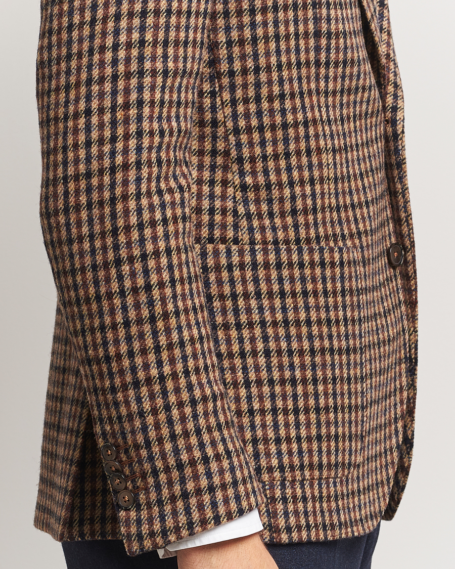 Herre | Blazere & jakker | L.B.M. 1911 | Jack Regular Small Check Wool Blazer Brown
