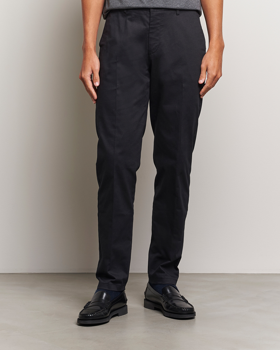 Herre | Bukser | LES DEUX | Como Reg Cotton Pants Black