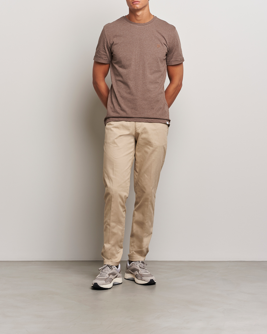 Herre | Bukser | LES DEUX | Como Reg Cotton Pants Dark Sand