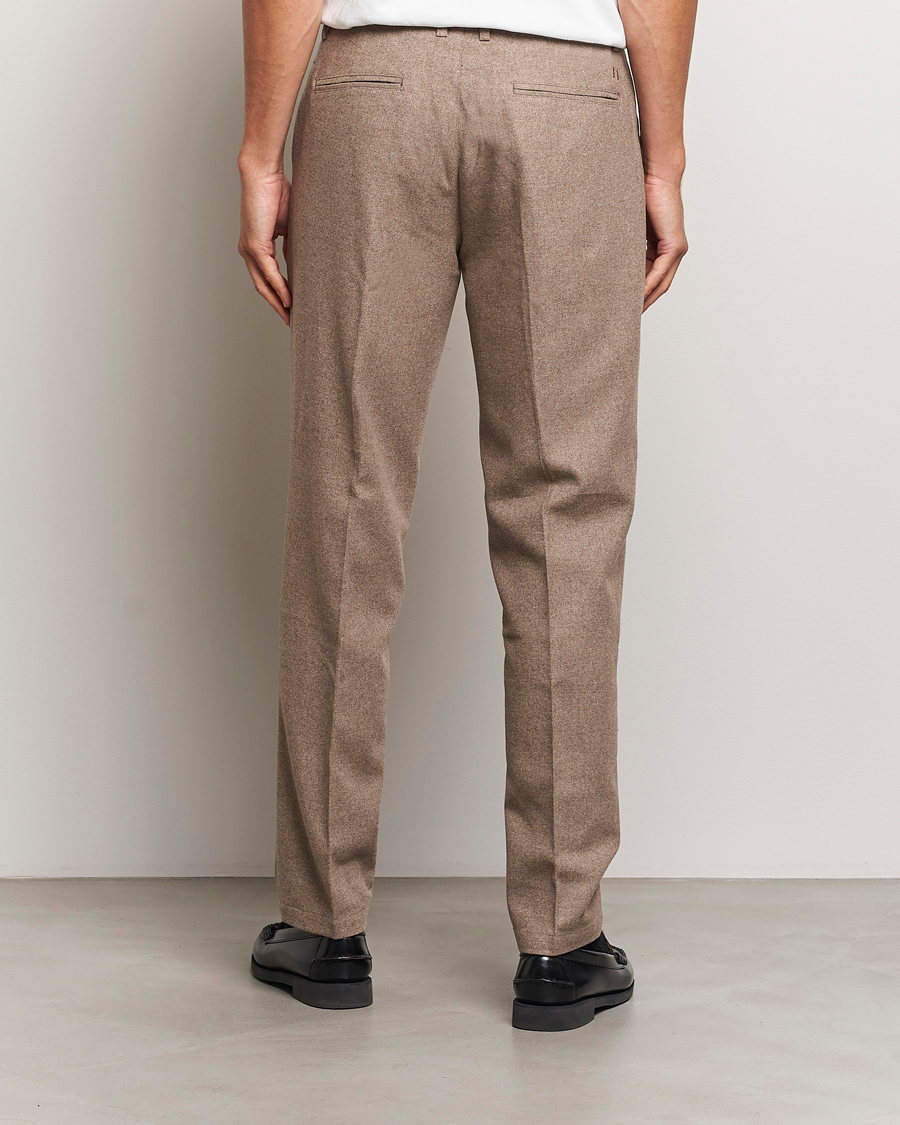 Herre | Bukser | LES DEUX | Como Reg Wool Pants Desert Taupe Melange