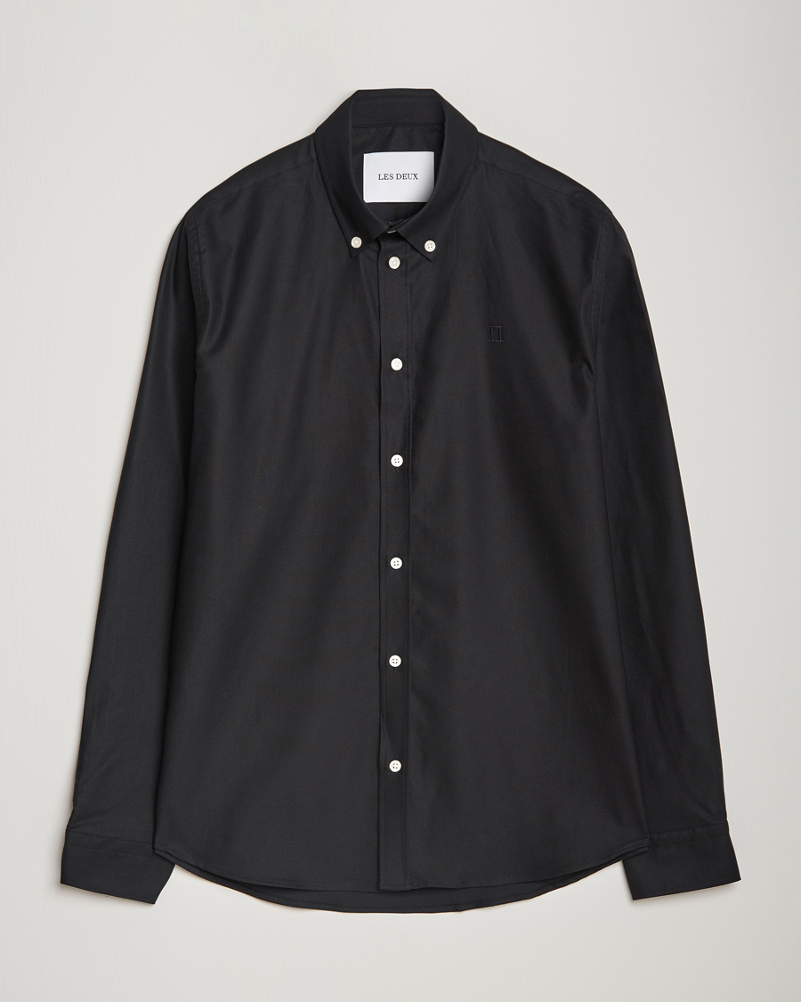 Herre | Skjorter | LES DEUX | Konrad Oxford Shirt Black