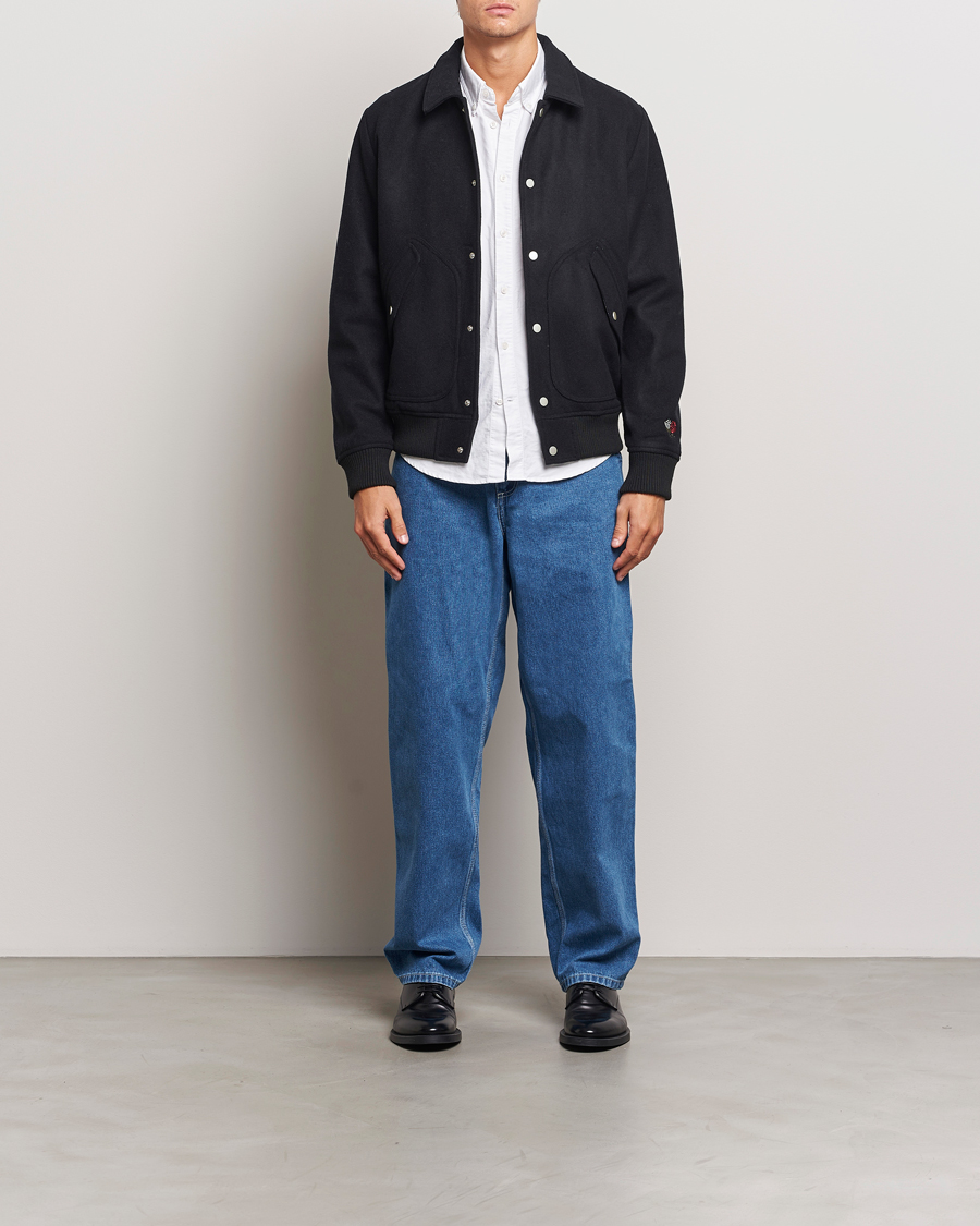 Herre | Jakker | LES DEUX | Rhett Varsity Jacket Black