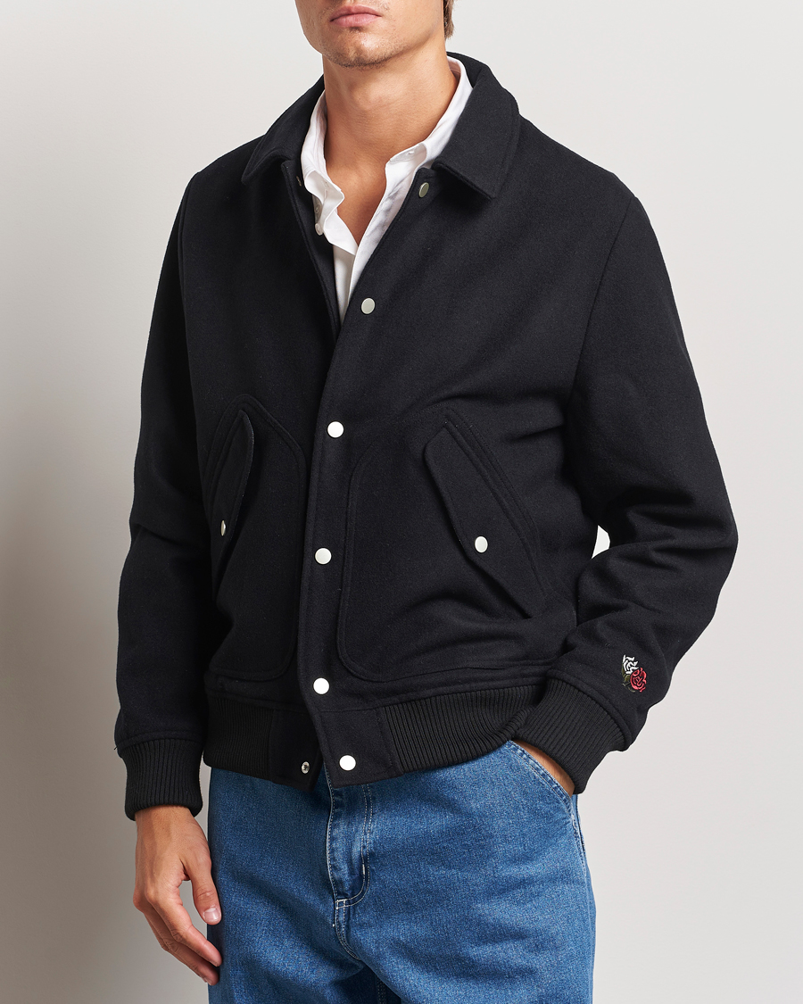 Herre | Jakker | LES DEUX | Rhett Varsity Jacket Black