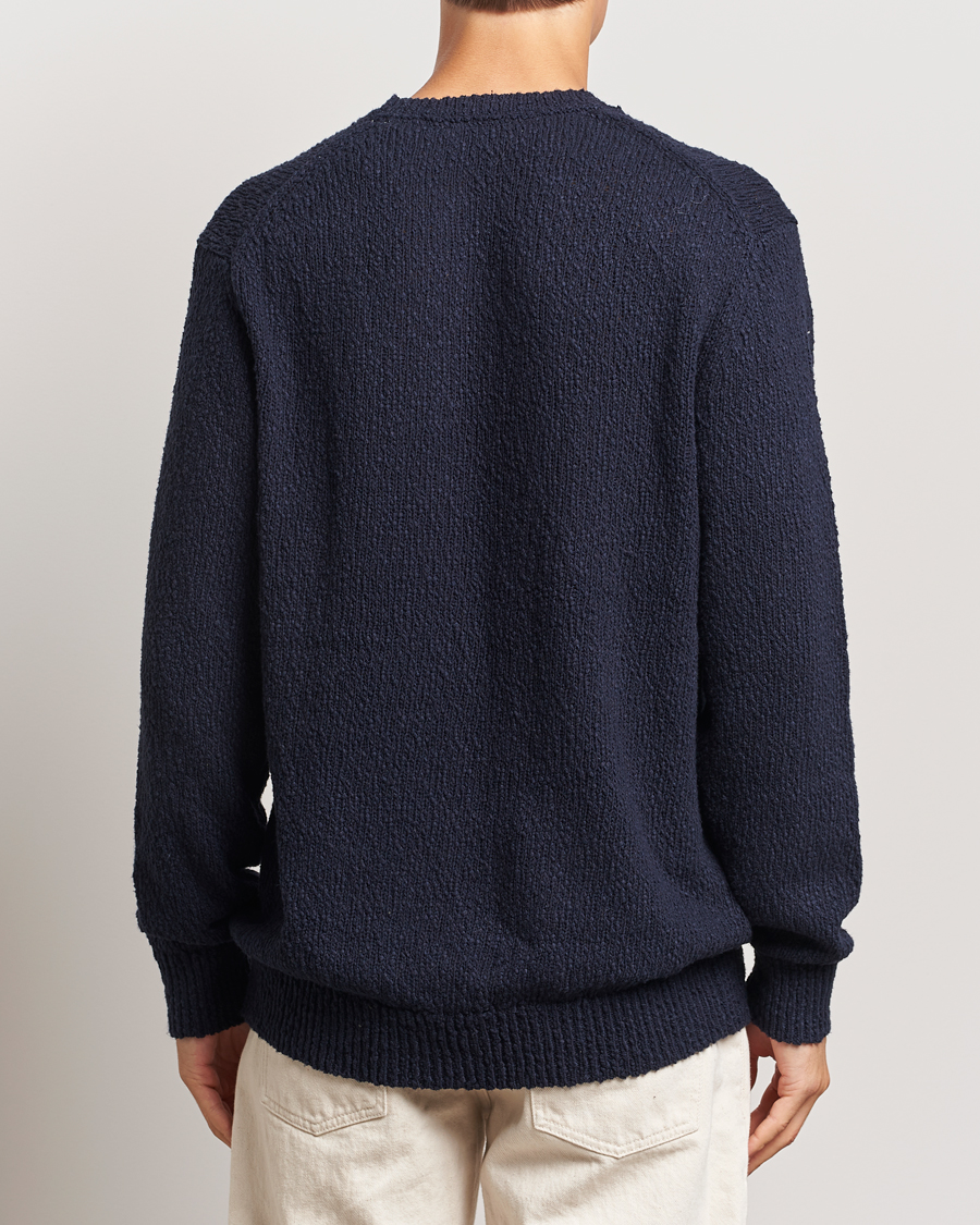 Herre | Trøjer | LES DEUX | Errol Cotton Roundneck Dark Navy