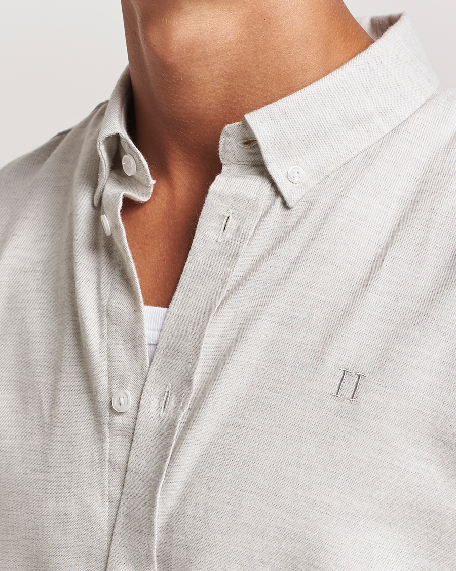 Herre | Skjorter | LES DEUX | Dessert Reg Shirt Snow Melange