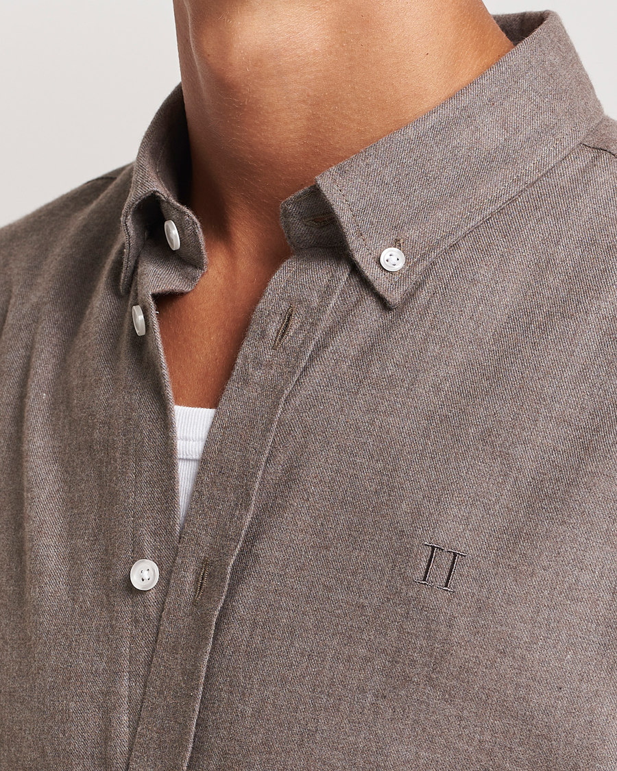 Herre | Skjorter | LES DEUX | Dessert Reg Shirt Mountain Grey Melange
