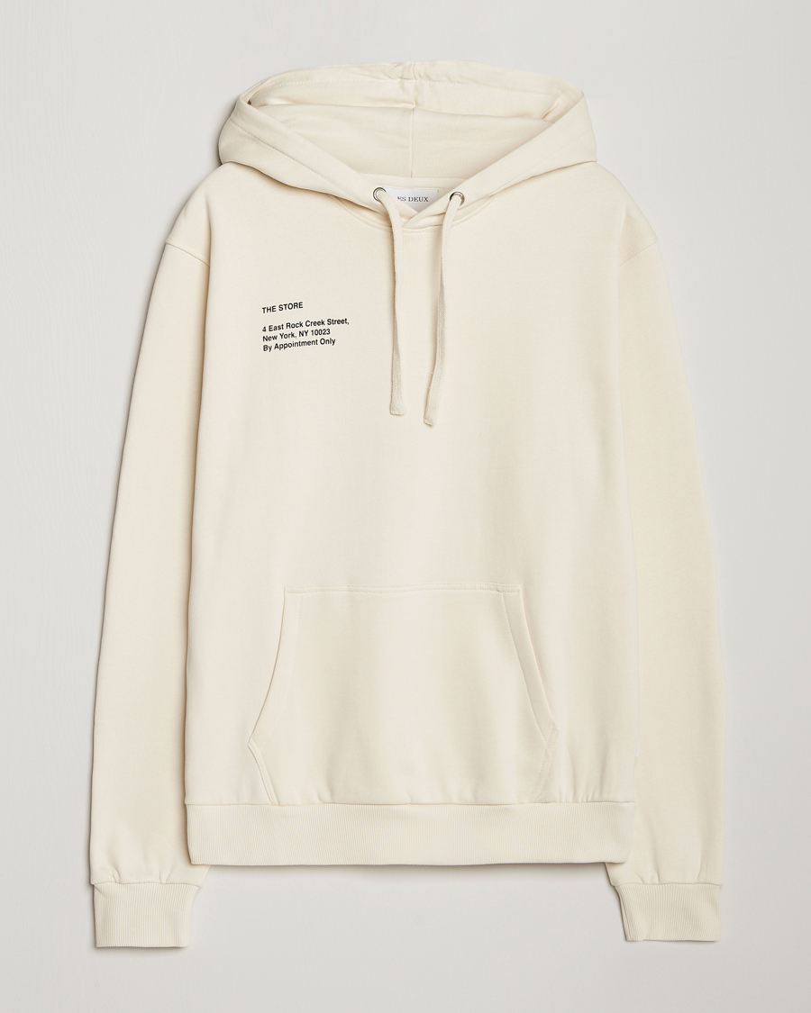 Herre | Trøjer | LES DEUX | Neighborhood Hoodie Ivory/Black
