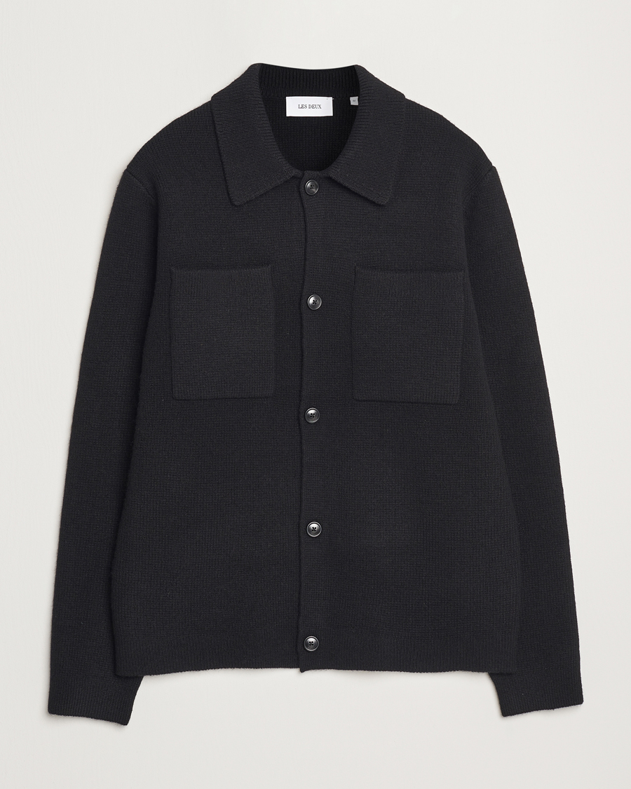 Herre | Trøjer | LES DEUX | Fischer Milano Overshirt Black