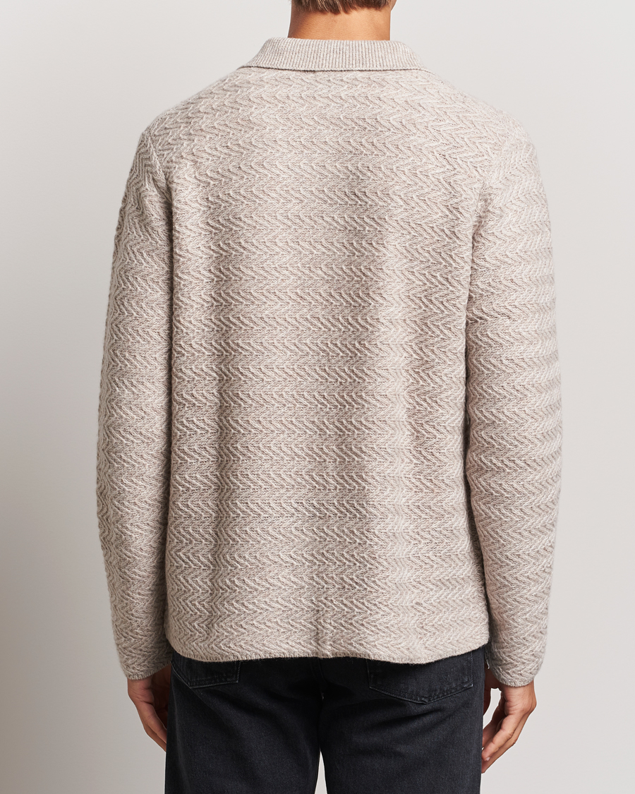 Herre | Trøjer | LES DEUX | Finnegan Knit Shirt Oatmeal Melange