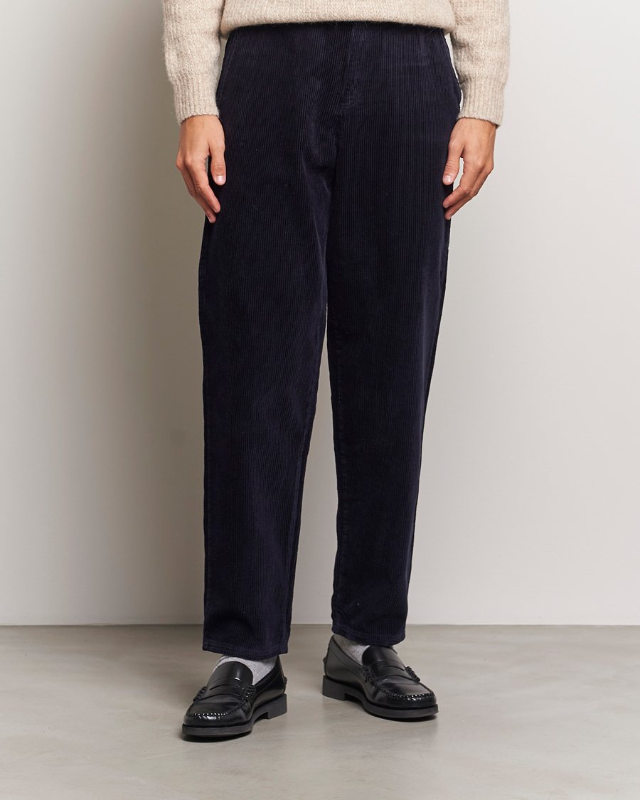 Herre | Bukser | LES DEUX | Kody Heavy Corduroy Pants Dark Navy