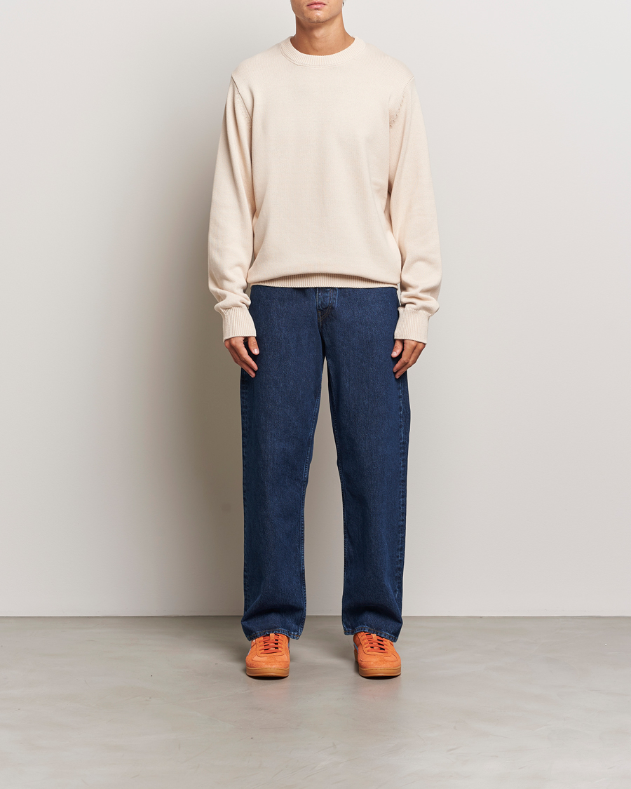 Herre | Trøjer | LES DEUX | Gary Cotton Knit 2.0 Ivory