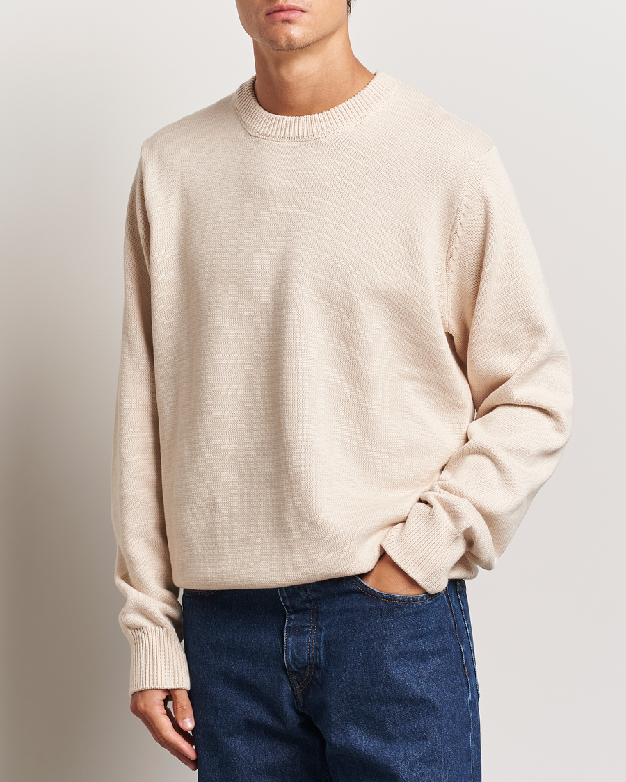 Herre | Trøjer | LES DEUX | Gary Cotton Knit 2.0 Ivory