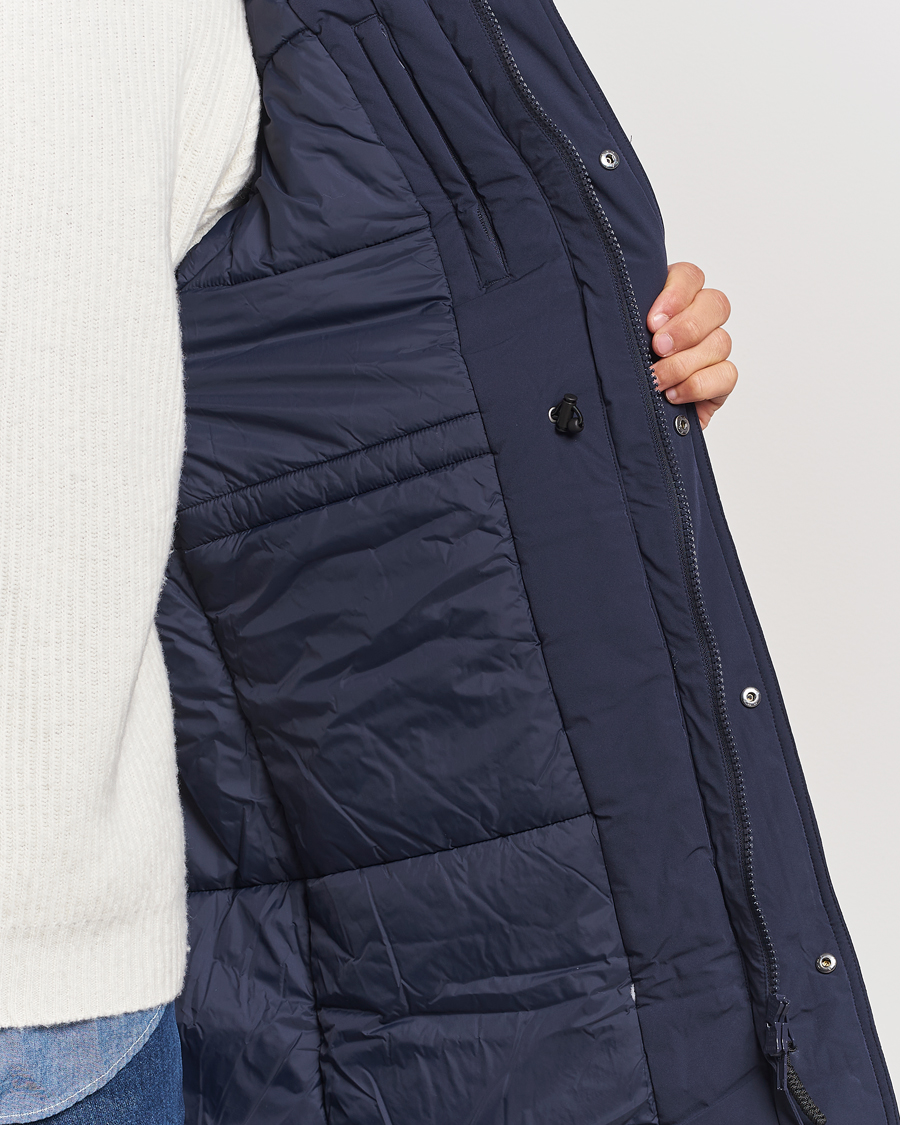 Herre | Jakker | LES DEUX | Channing Padded Parka Coat Dark Navy