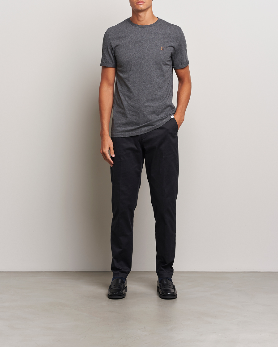 Herre | T-Shirts | LES DEUX | Nørregaard T-Shirt Mountain Grey Melange