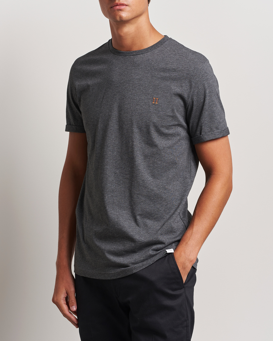 Herre | T-Shirts | LES DEUX | Nørregaard T-Shirt Mountain Grey Melange