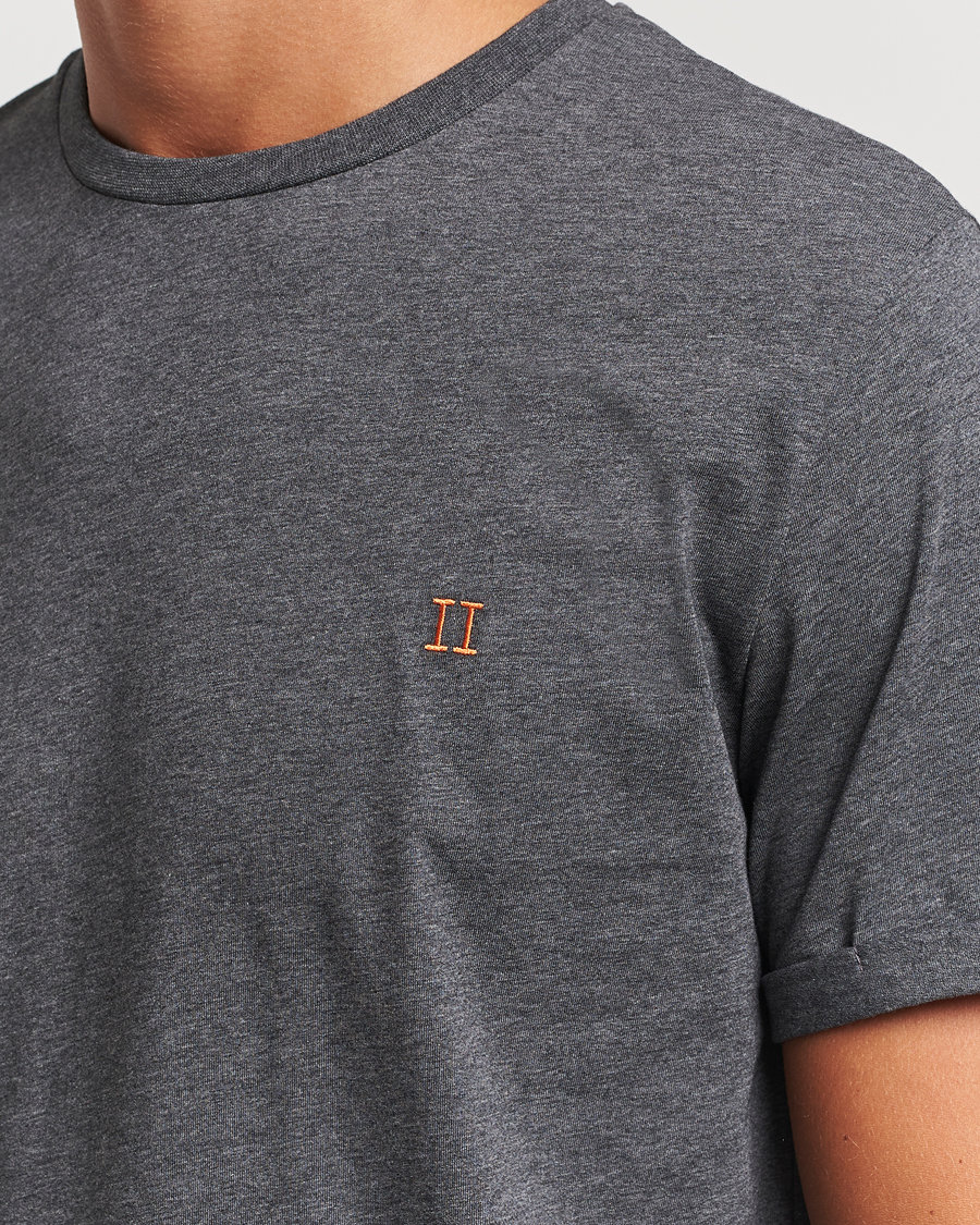 Herre | T-Shirts | LES DEUX | Nørregaard T-Shirt Mountain Grey Melange