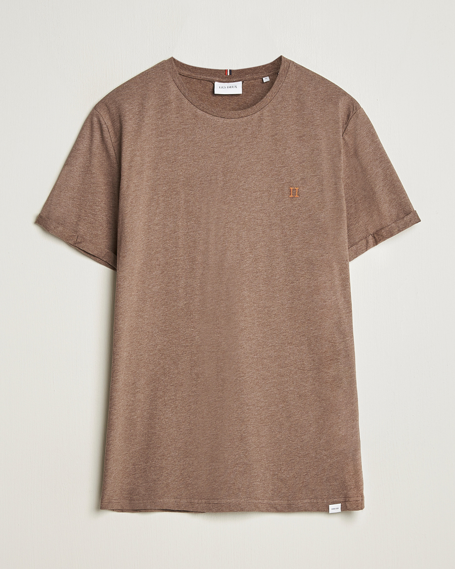 Herre | T-Shirts | LES DEUX | Nørregaard T-Shirt Charcoal Melange