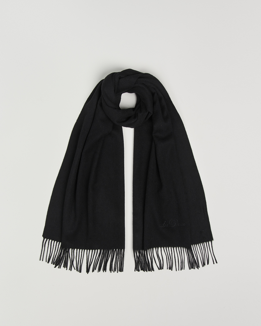 Herre | Les Deux Wayne Wool Scarf Black | LES DEUX | Wayne Wool Scarf Black