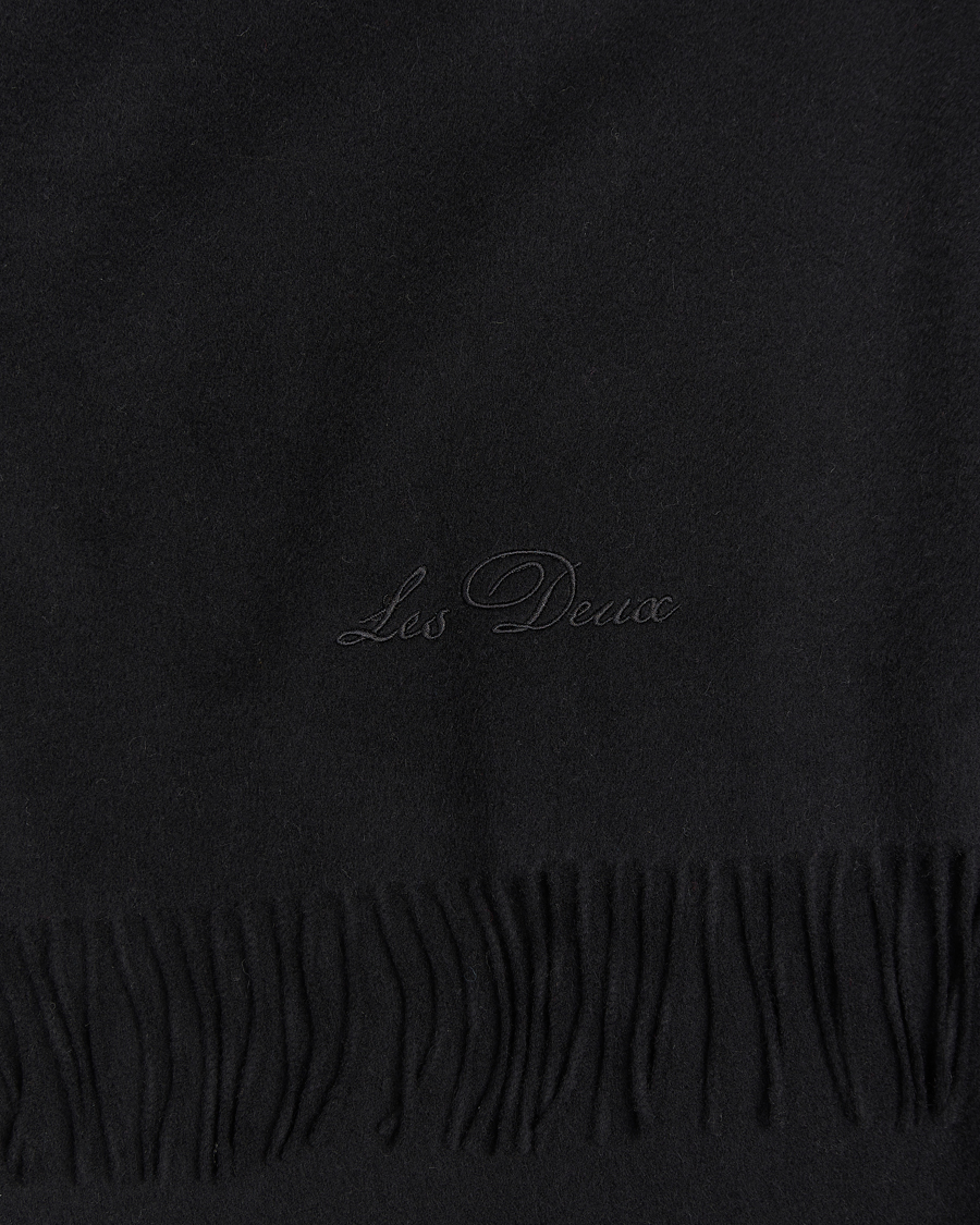 Herre | Les Deux Wayne Wool Scarf Black | LES DEUX | Wayne Wool Scarf Black