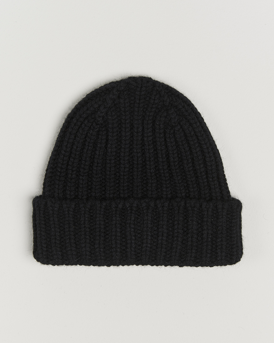 Herre | Huer | Le Bonnet | Le Grand Logo Onyx