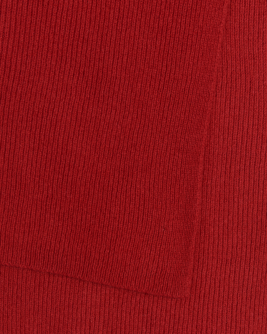Herre | Halstørklæder | Le Bonnet | Lambswool/Caregora Scarf Framboise
