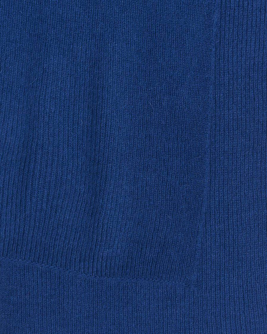 Herre | Halstørklæder | Le Bonnet | Lambswool/Caregora Scarf Marin