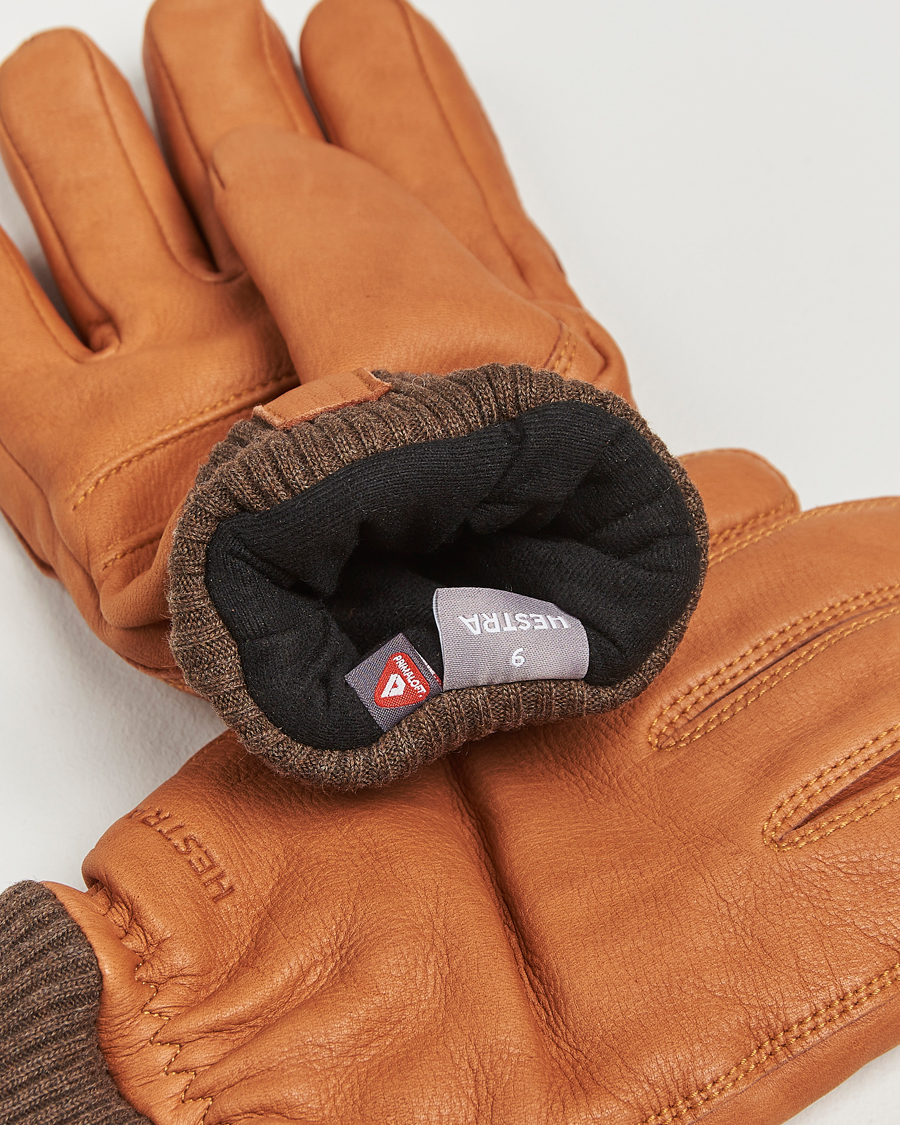 Herre | Handsker | Hestra | Tore Deerskin Primaloft Lined Glove Cognac