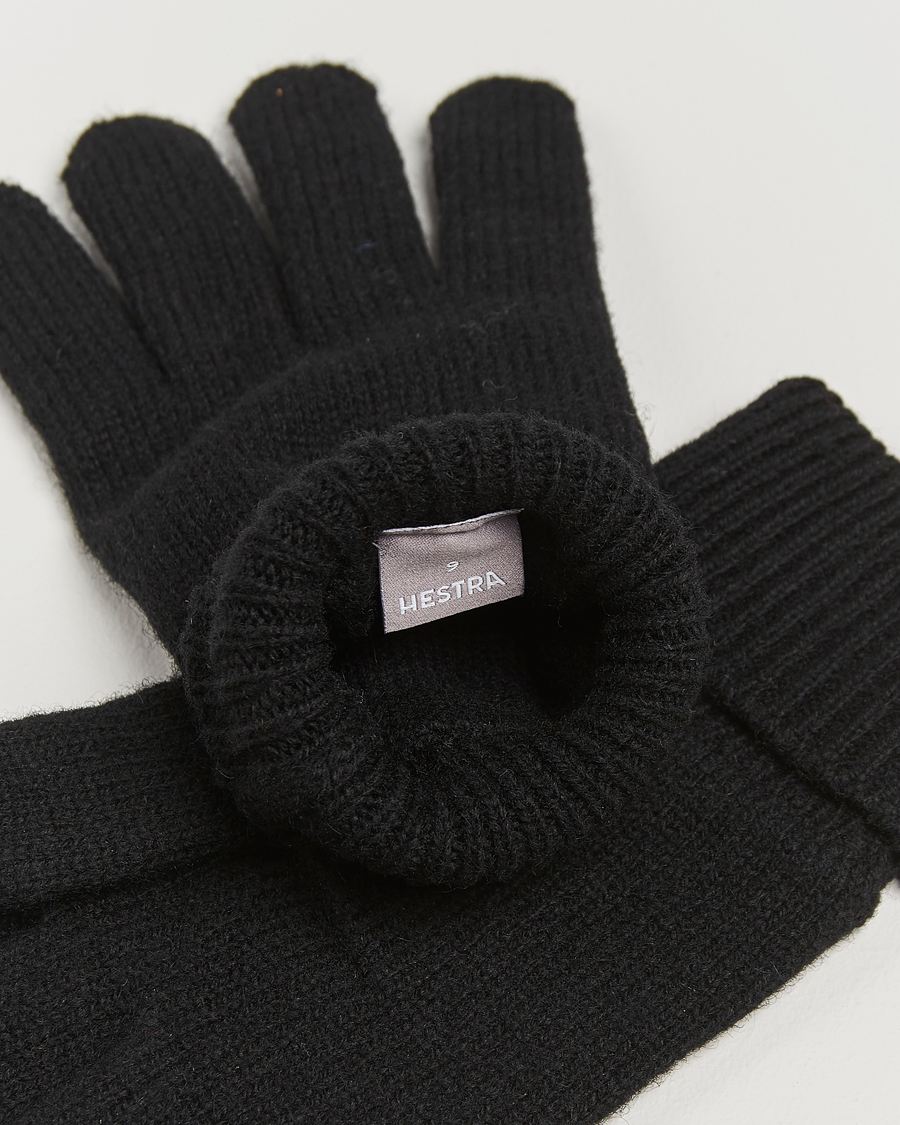 Herre | Hestra Raggwool Glove Black | Hestra | Raggwool Glove Black