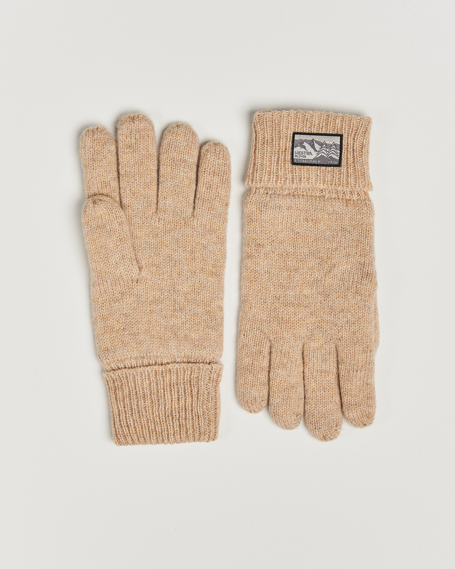 Herre | Handsker | Hestra | Raggwool Glove Beige