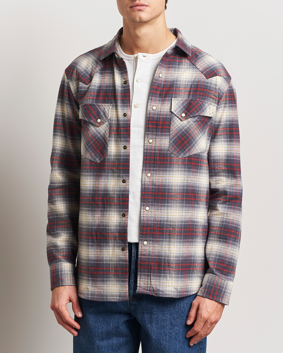 Herre | Skjorter | Pendleton | Wyatt Flannel Shirt Navy Plaid