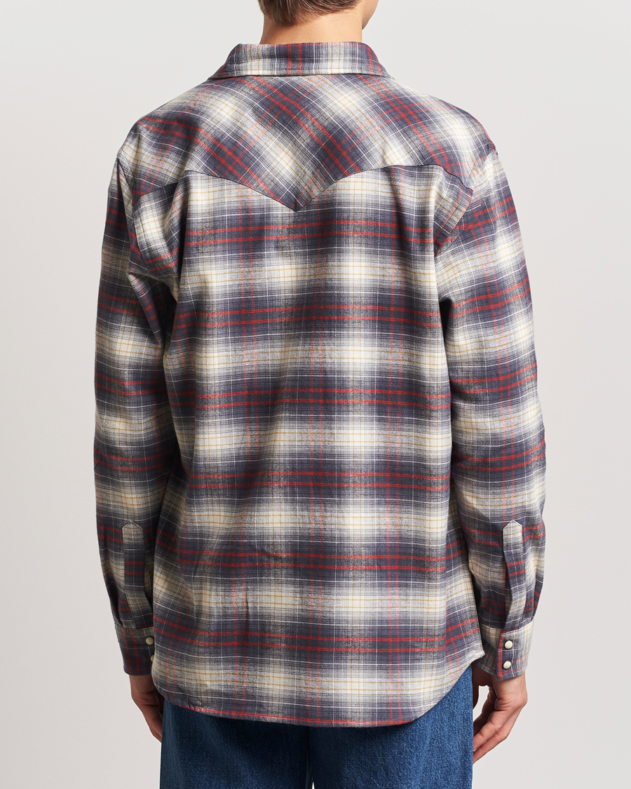 Herre | Skjorter | Pendleton | Wyatt Flannel Shirt Navy Plaid