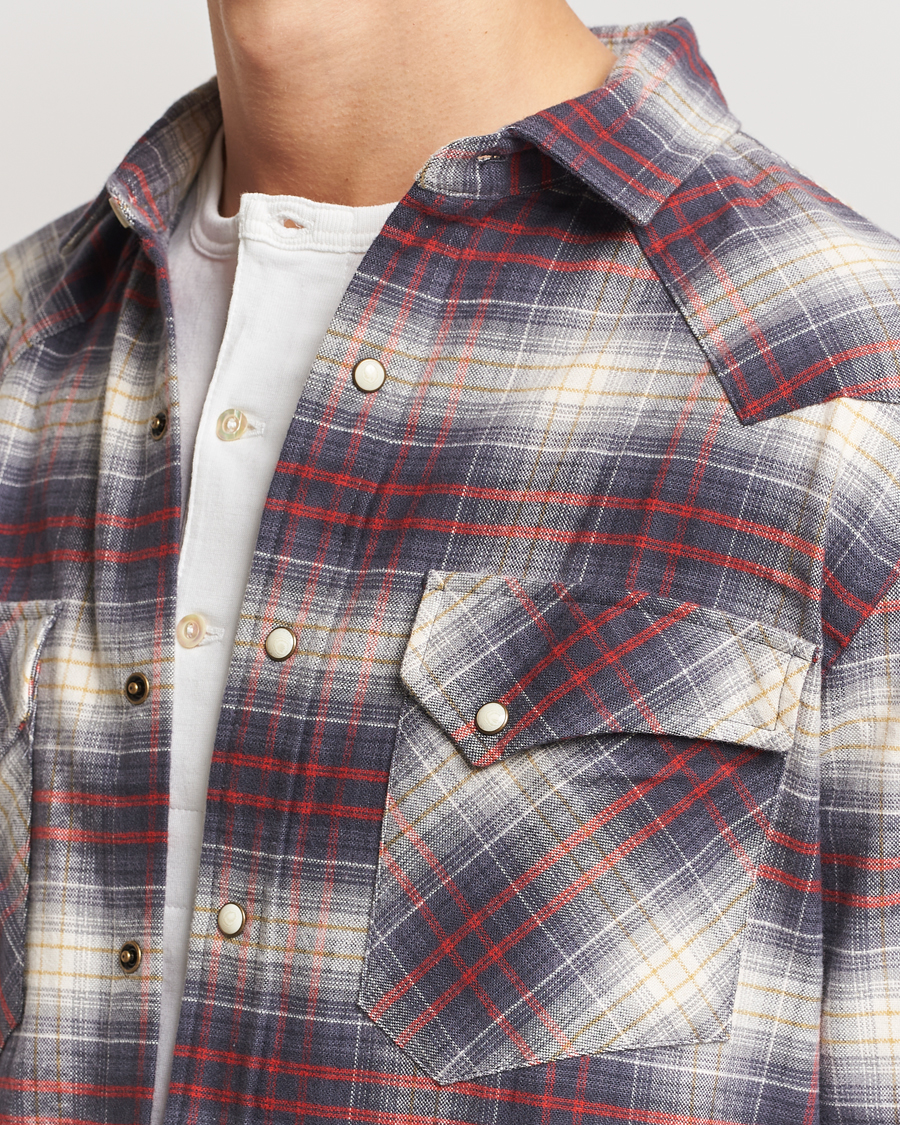Herre | Skjorter | Pendleton | Wyatt Flannel Shirt Navy Plaid