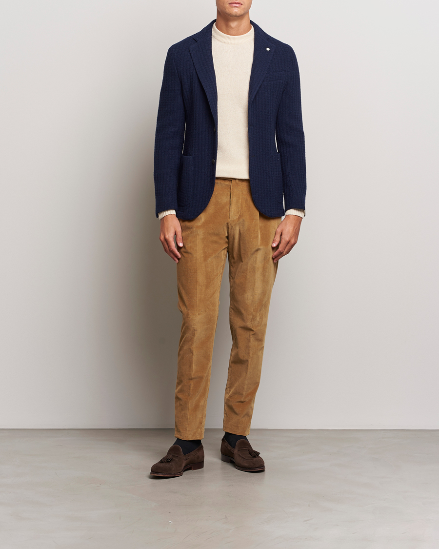 Herre | Bukser | PT01 | Slim Fit Corduroy Trousers Brown