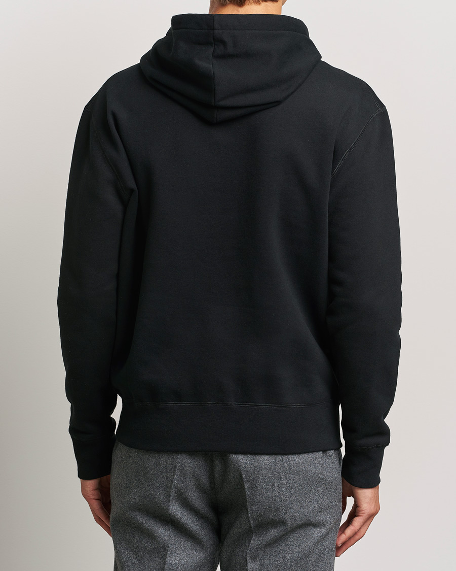 Herre | Trøjer | Ralph Lauren Purple Label | Luxury Fleece Bear Hoodie Black
