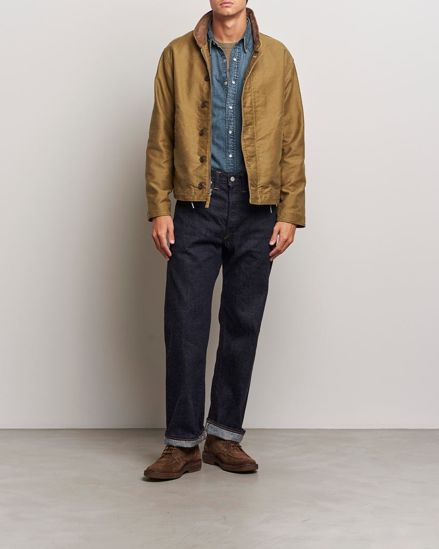 Herre | Jeans | RRL | Vintage Five 5-Pocket Denim East/West Rinse