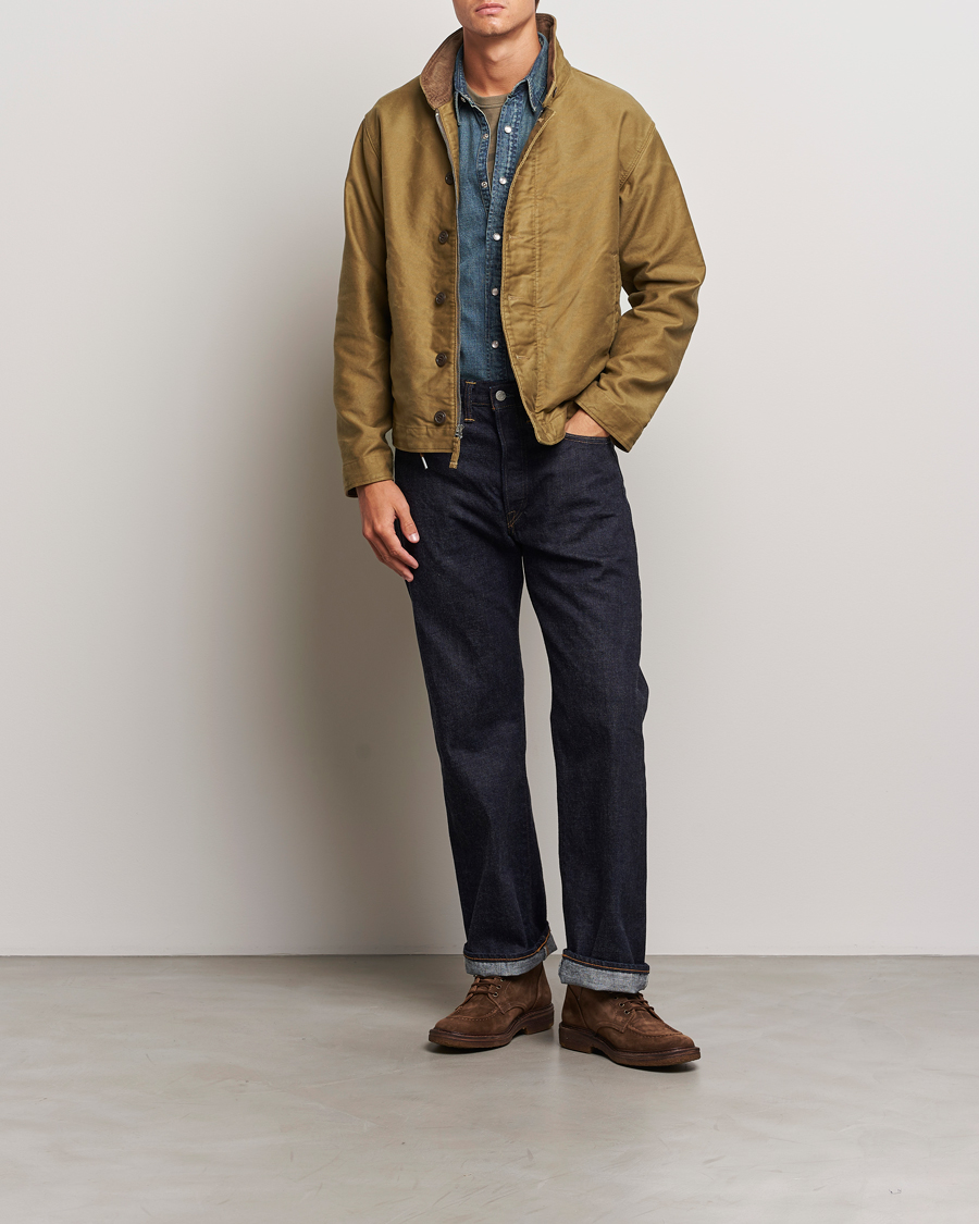 Herre | Jakker | RRL | Bower Deck Jacket Khaki