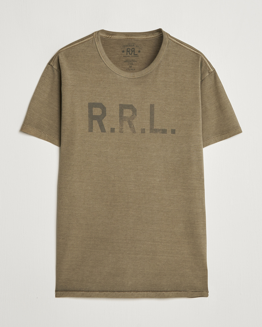 Herre | T-Shirts | RRL | Graphic Short Sleeve T-Shirt Olive