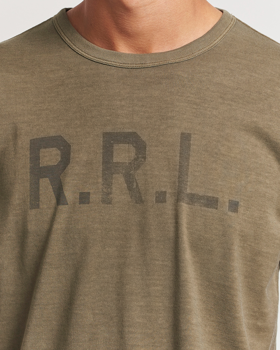 Herre | T-Shirts | RRL | Graphic Short Sleeve T-Shirt Olive